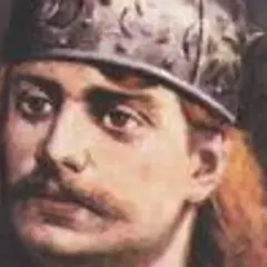 Portret Bolesława Krzywoustego, który nosi koronę. Czy był królem? To pytanie nurtuje historyków.