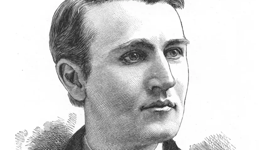 Portret Thomasa Edisona, wynalazcy. Czy wiesz, że Edison był prawie głuchy? Oto ciekawe ciekawostki o nim.