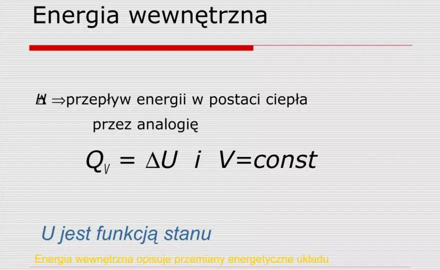 Co to jest energia wewnętrzna? Proste wyjaśnienie z przykładami