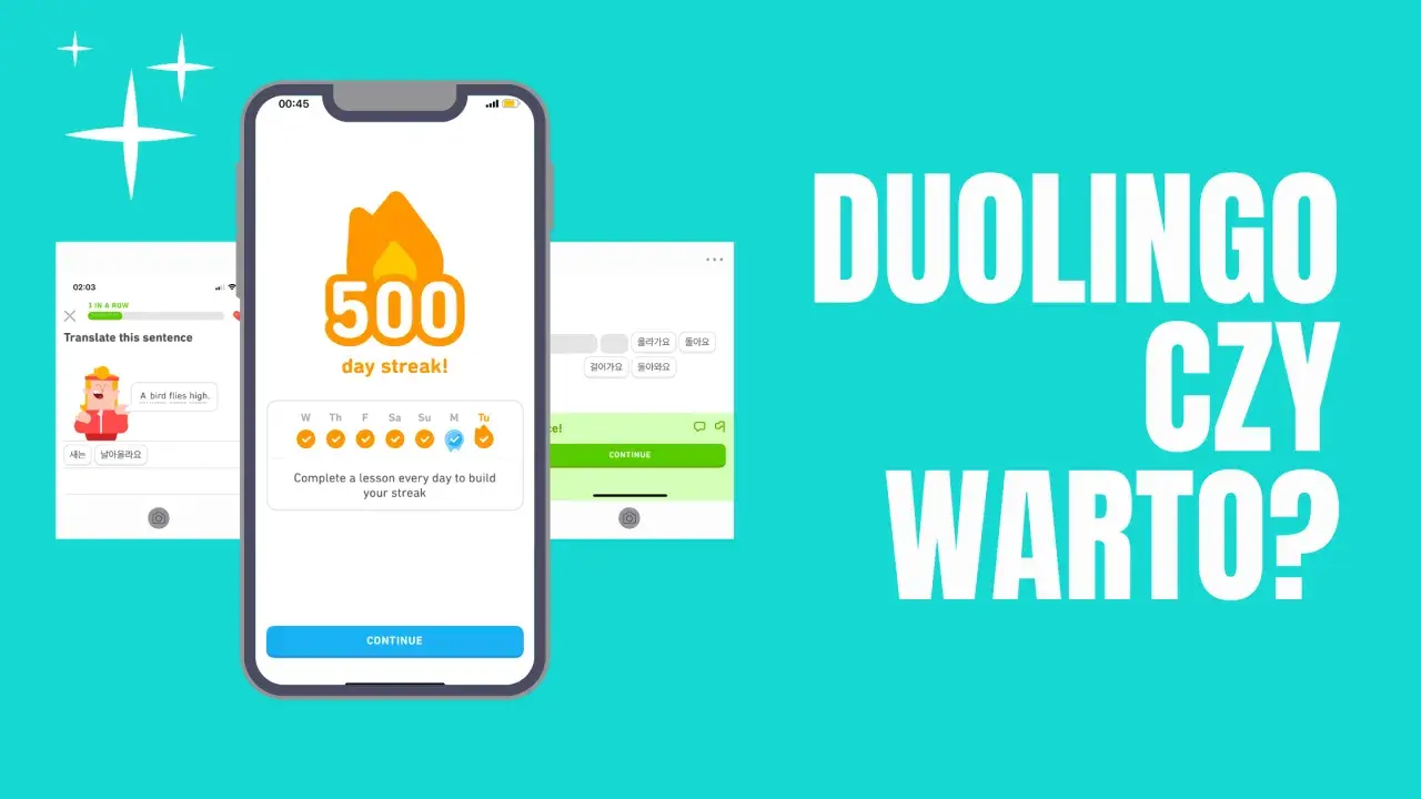 Aplikacja Duolingo z 500-dniową serią nauki języka. Czy warto?